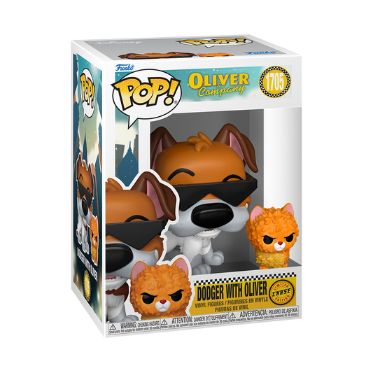 Funko Pop! Oliver & Company - Dodger With Oliver Chase