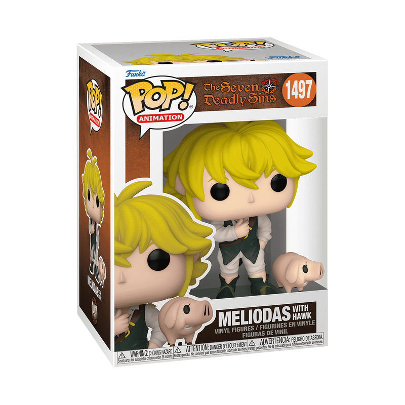 Funko Pop! Seven Deadly Sins - Meliodas With Hawk