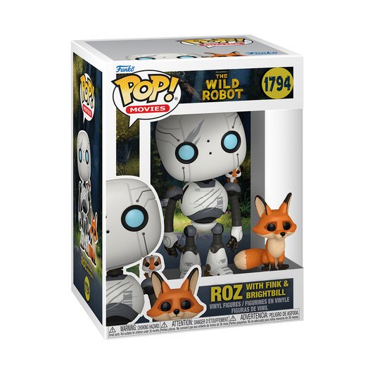 Funko Pop! The Wild Robot - Roz with Fink & Brightbill