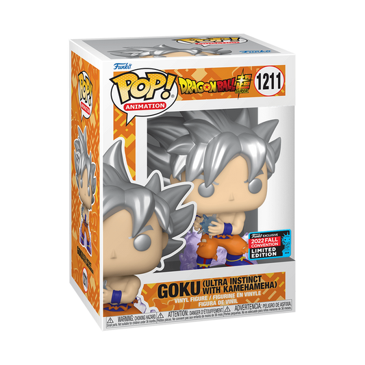 Funko Pop! Dragon Ball Super - Goku Ultra Instinct w/ Kamehameha (NYCC)