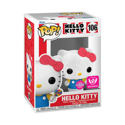 Funko Pop! Sanrio - Hello Kitty with Lollipop Flocked (It'Sugar Exclusive)