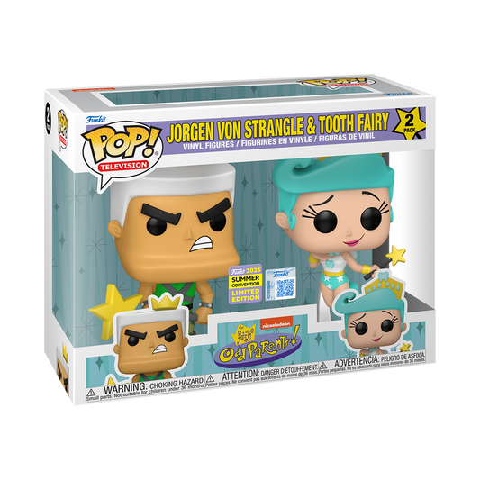 Funko Pop! The Fairly OddParents - Jorgen Von Strangle & Tooth Fairy (SDCC)