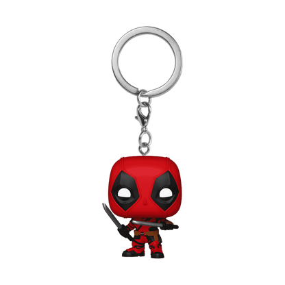 Funko Pop! Keychain: Marvel Deadpool & Wolverine - Deadpool with Swords