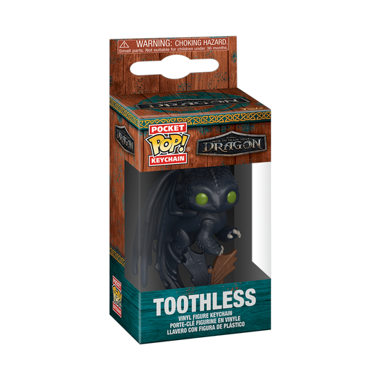 Funko Pop! Keychain:  How to Train Your Dragon Live Action - Toothless