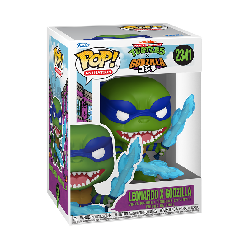 Funko Pop! Teenage Mutant Ninja Turtles - Leonardo x Godzilla