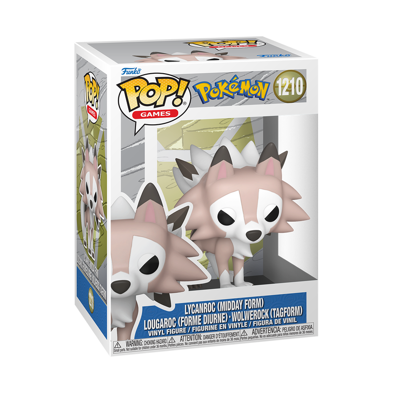 Funko Pop! Pokémon - Lycanroc Midday Form