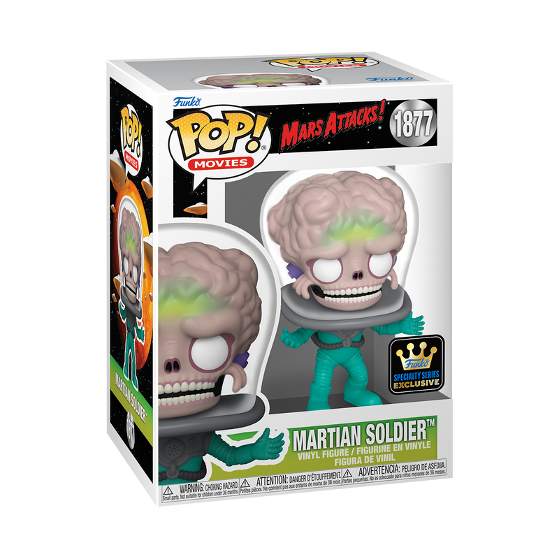Funko Pop!  Mars Attacks - Martian Soldier (Specialty Series)