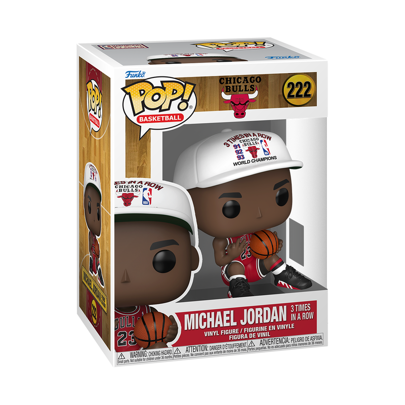 Funko Pop! NBA- Bulls- Michael Jordan (3x in a Row)