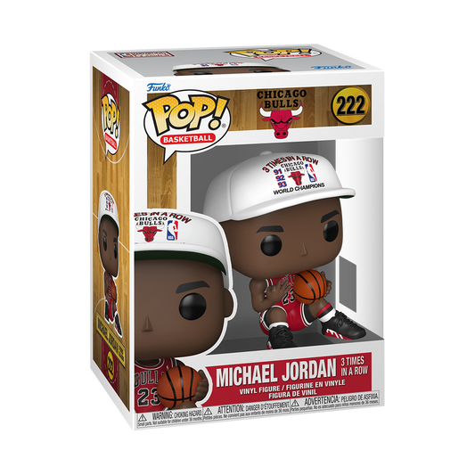 Funko Pop! NBA- Bulls- Michael Jordan (3x in a Row)