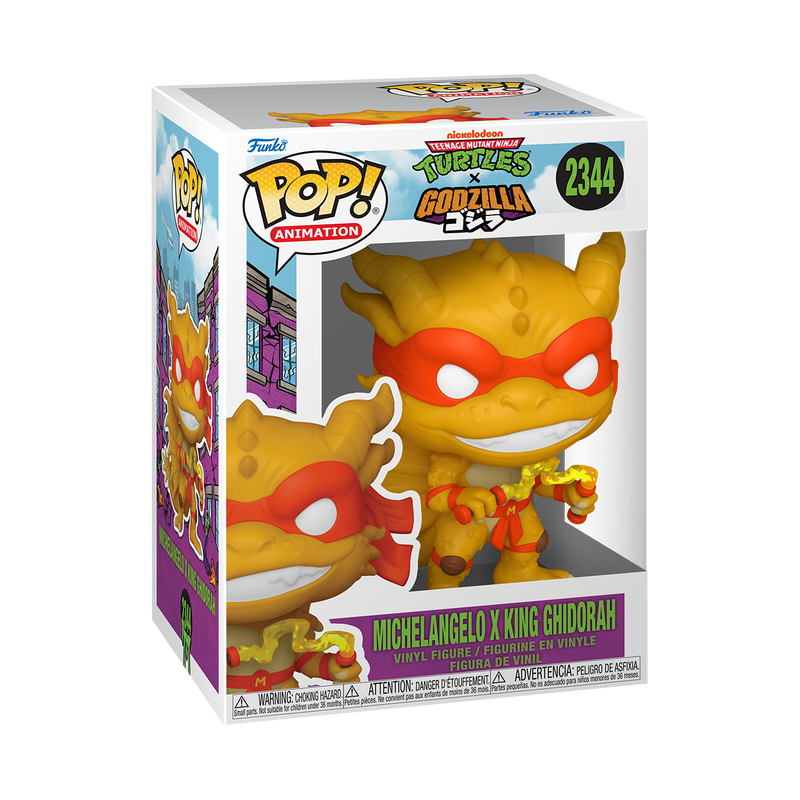 Funko Pop! Teenage Mutant Ninja Turtles - Michelangelo x King Ghidorah