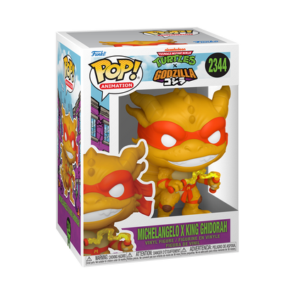 Funko Pop! Teenage Mutant Ninja Turtles - Michelangelo x King Ghidorah