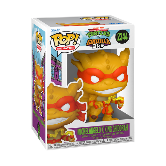 Funko Pop! Teenage Mutant Ninja Turtles - Michelangelo x King Ghidorah