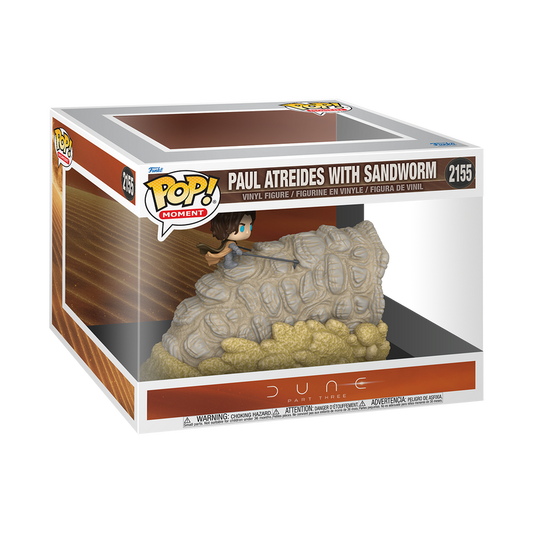 Funko Pop! Moment: Paul Atreides with Sandworm