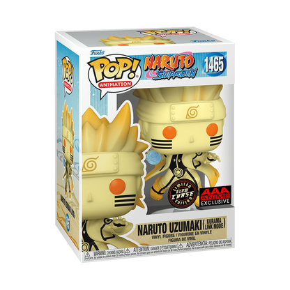 Funko Pop! Naruto Shippuden - Naruto Uzumaki Kurama Link Mode (AAA) CHASE