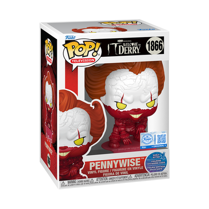 Funko Pop! It: Welcome to Derry - Pennywise Bloody Shelf Sitter (Entertainment Earth)