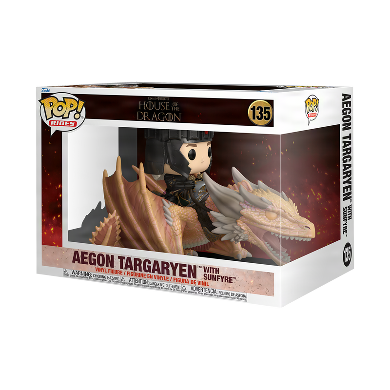 Funko Pop! House of the Dragon - Aegon Targaryen with Sunfyre