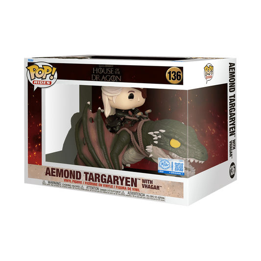 Funko Pop!  House of the Dragon - Aemond Targaryen with Vhagar (Special Edition)