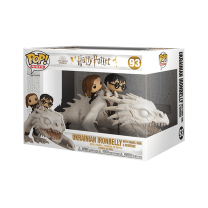 Funko Pop! Harry Potter - Ukrainian Ironbelly with Harry, Ron, & Hermione Ride