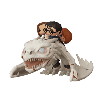 Funko Pop! Harry Potter - Ukrainian Ironbelly with Harry, Ron, & Hermione Ride