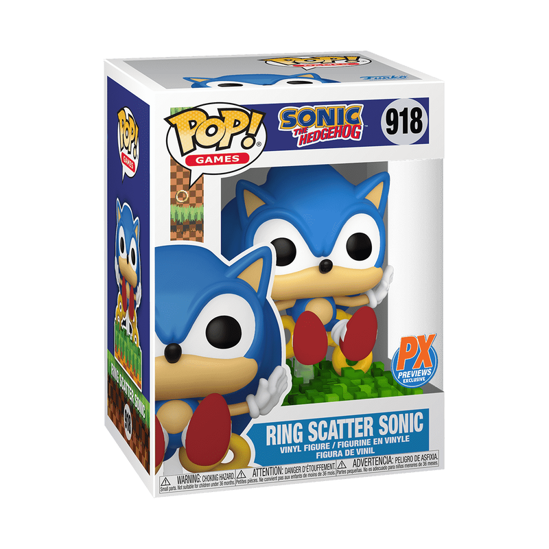 Funko Pop! Sonic - Ring Scatter Sonic (PX)