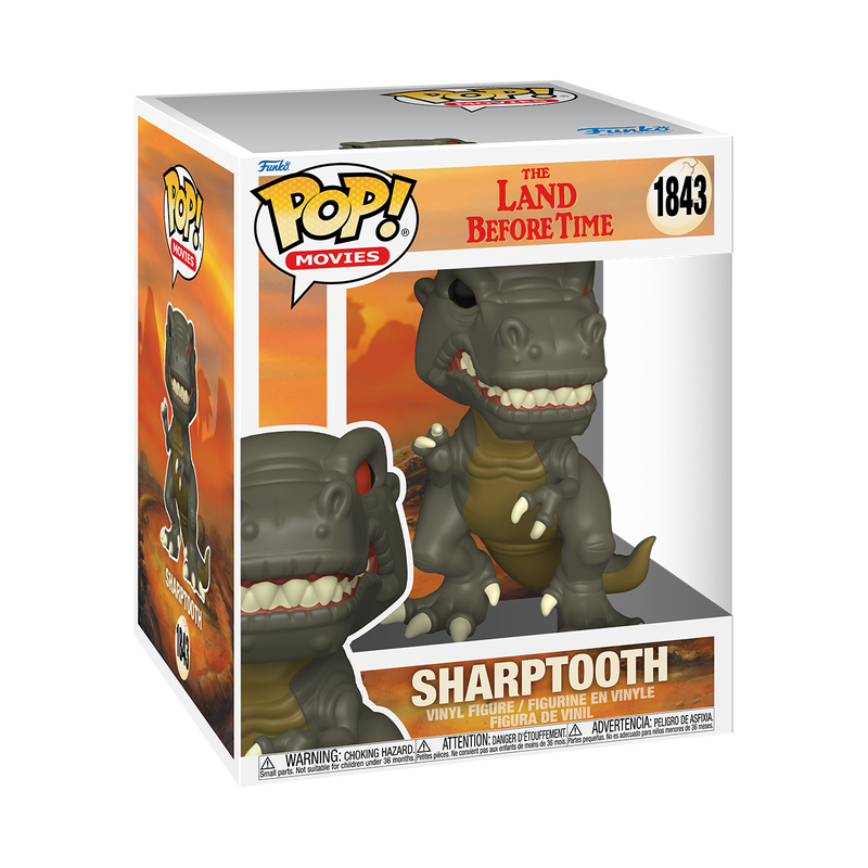 Funko Pop! The Land Before Time - Sharptooth Super 6-Inch