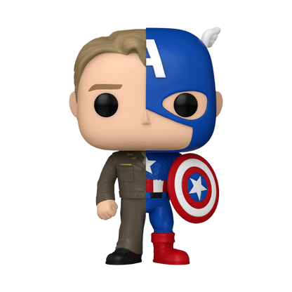 Funko Pop!  Marvel -  Steve Rogers/Captain America Split