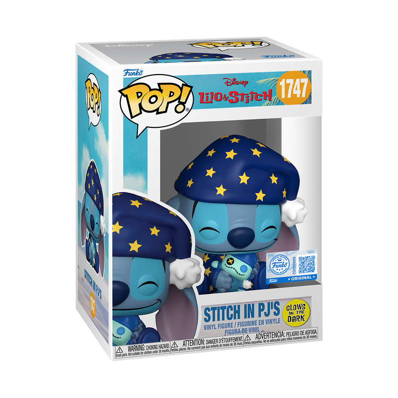 Funko Pop! Disney - Stitch in PJ's Glow (Specialty Series)