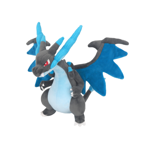 Pokémon Plush: Mega Charizard X (Pokémon Center) 10"