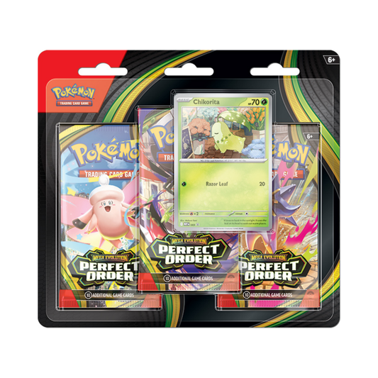 Pokémon TCG: Mega Evolution 03 Perfect Order - 3 Booster Blister