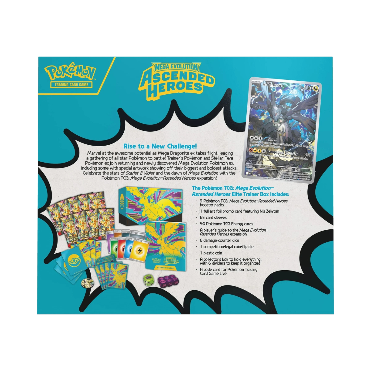 Pokémon TCG: Mega Evolution 02.5 Ascended Heroes - Elite Trainer Box