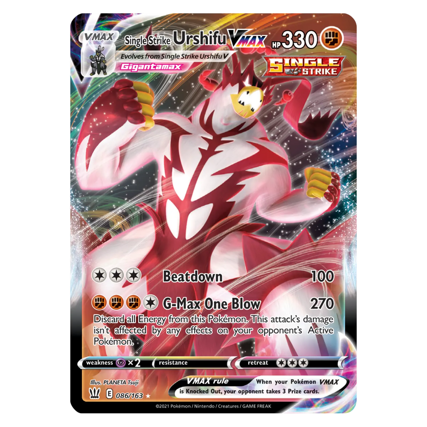 Pokemon TCG: Single Strike Urshifu VMAX Premium Collection