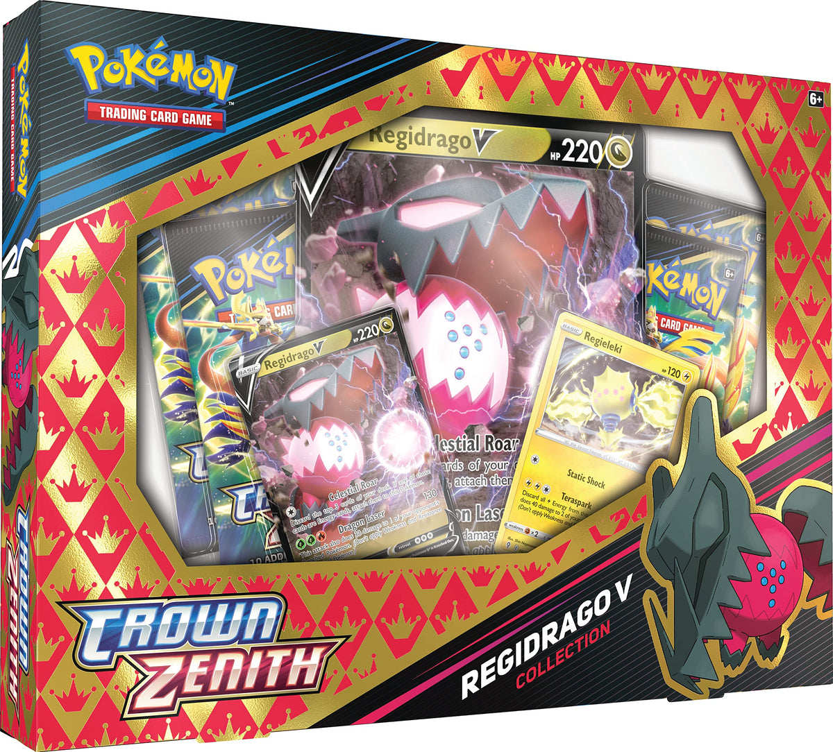 Pokémon TCG: Sword and Shield Crown Zenith - Regidrago V Collection