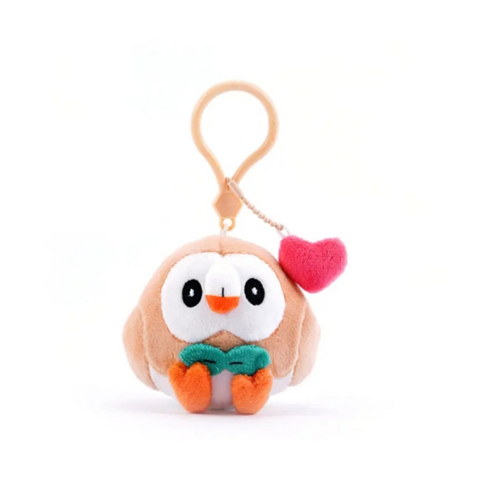 Pokémon Plush - Potdemiel Plush - Rowlet Keychain