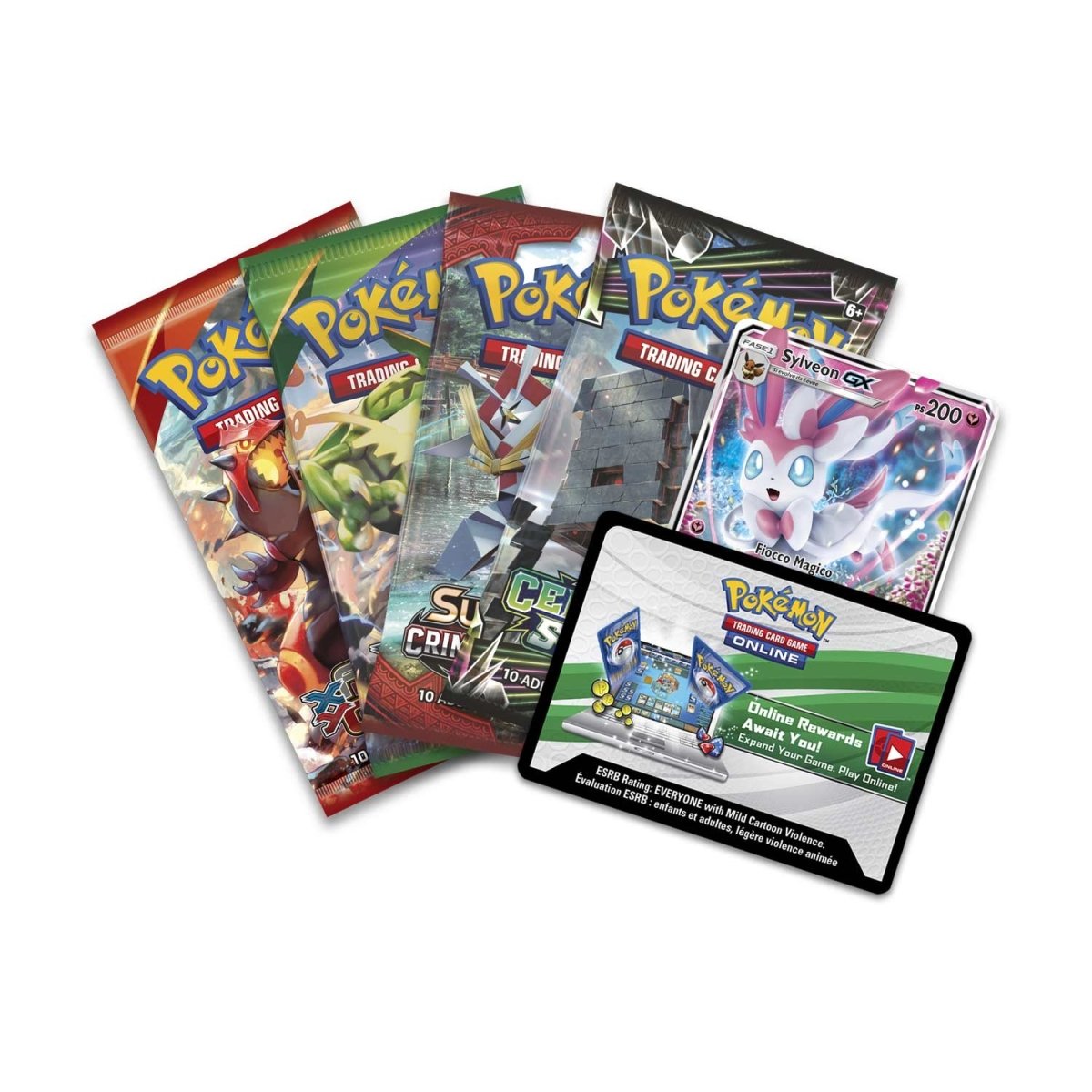 Pokemon TCG: Evolution Celebration Tin [Sylveon GX] - SM - Celestial Storm (CES)
