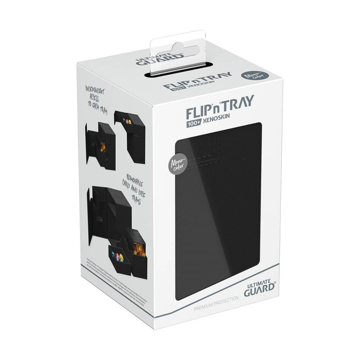 Deck Case: Flip'n'Tray 100+ Monocolor - Black