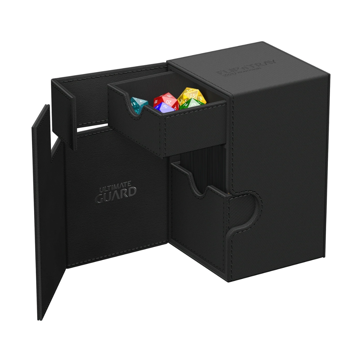 Deck Case: Flip'n'Tray 100+ Monocolor - Black