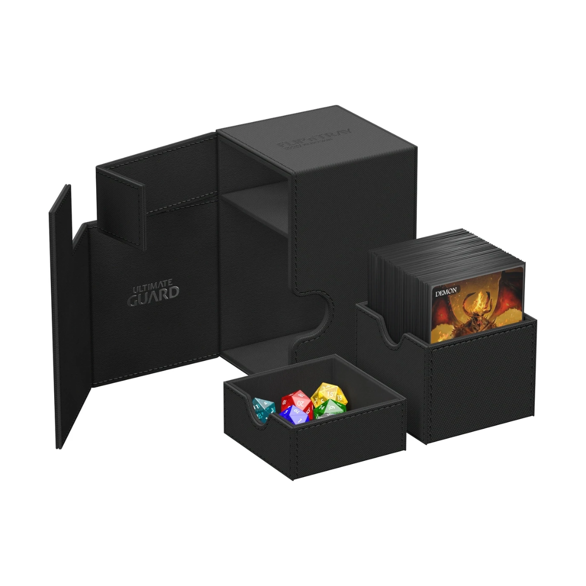 Deck Case: Flip'n'Tray 100+ Monocolor - Black