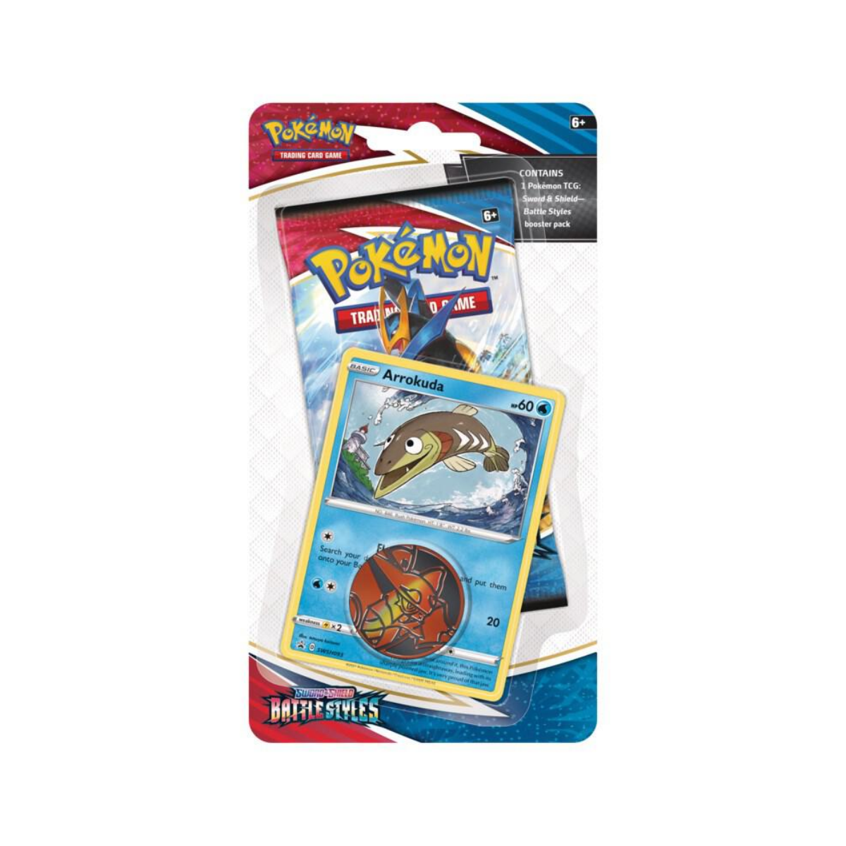 Pokémon TCG: Battle Styles - Checklane Blister (Arrokuda)