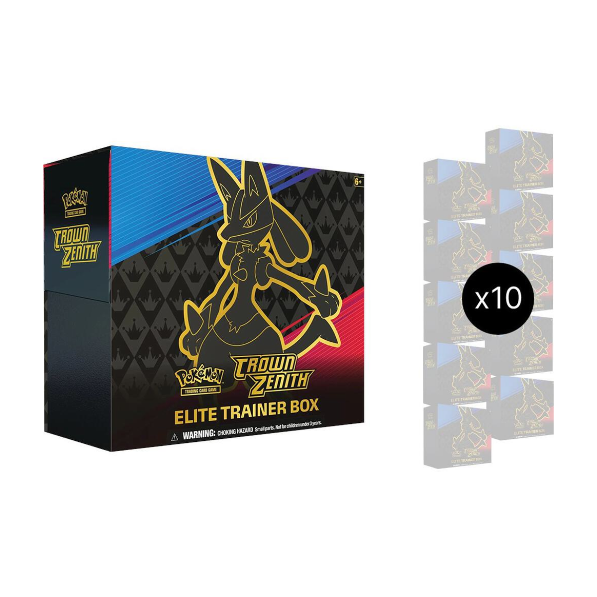 Pokémon TCG: Crown Zenith Elite Trainer Box case (10 ETBs)