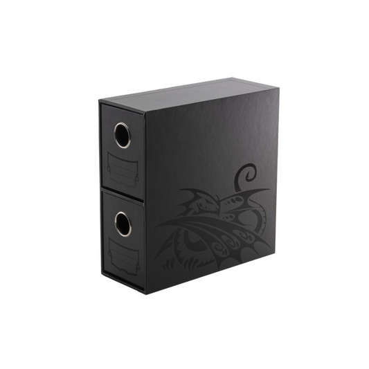Dragon Shield: Fortress Card Drawers Vertical 2 row - Black