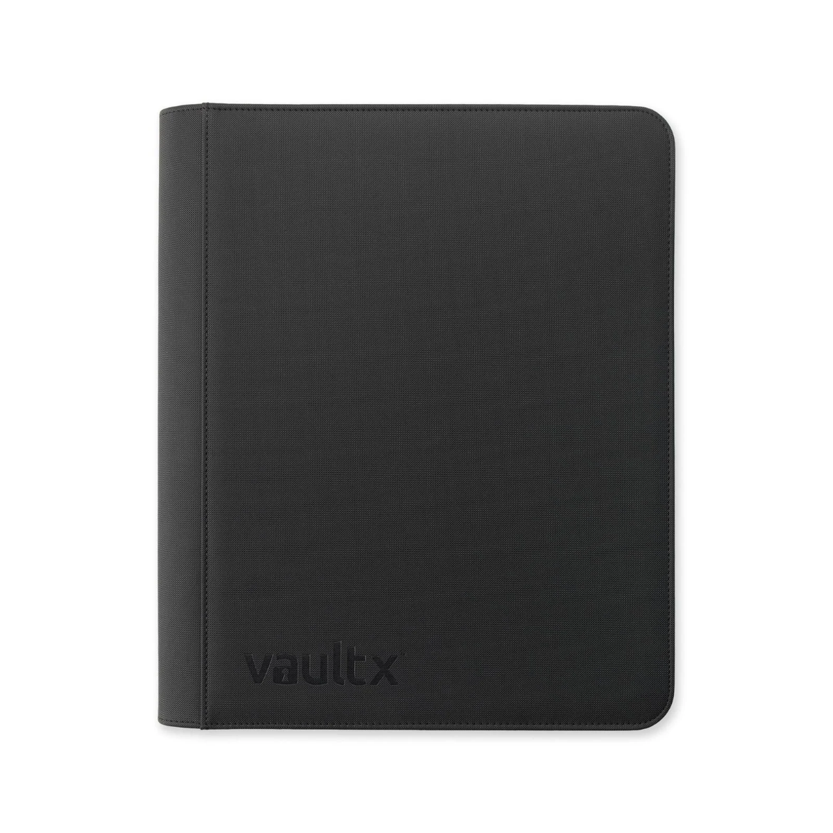 Vault X - 9-Pocket Exo-Tec® Toploader Compatible Zip Binder: Black