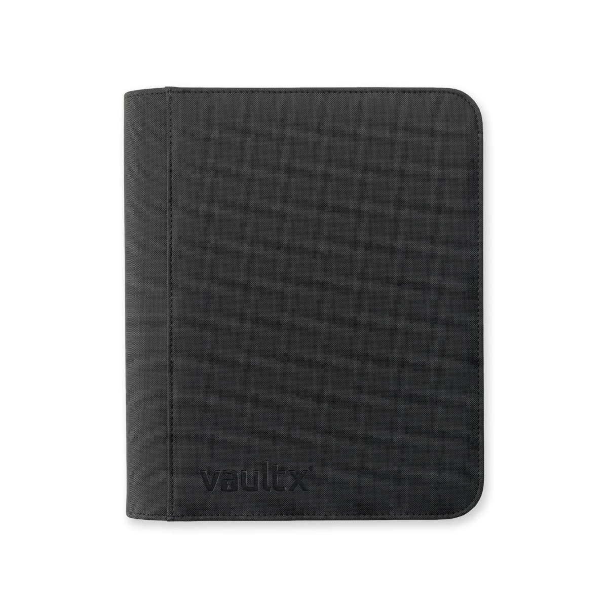 Vault X - 4-Pocket Exo-Tec® Toploader Compatible Zip Binder: Black