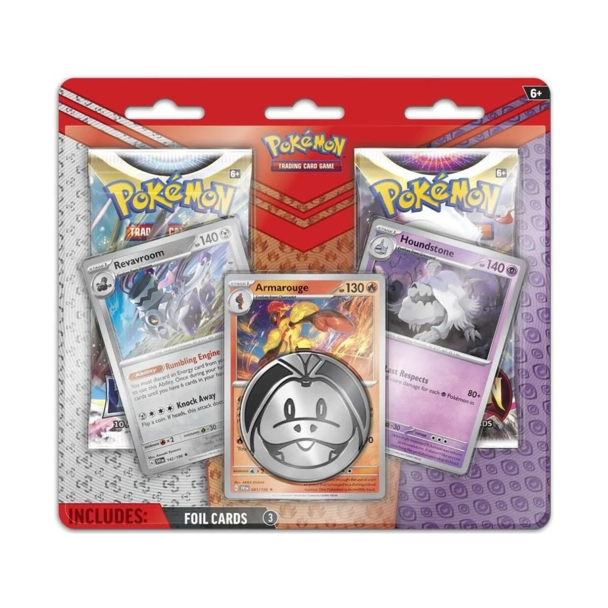 Pokémon TCG: Enhanced 2-Pack Blister [Armarouge, Revavroom & Houndstone]