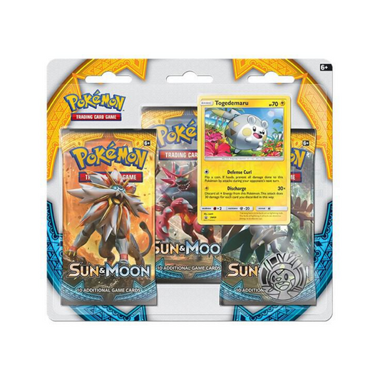 Pokémon TCG: Sun & Moon - 3-Pack Blister [Togedemaru]