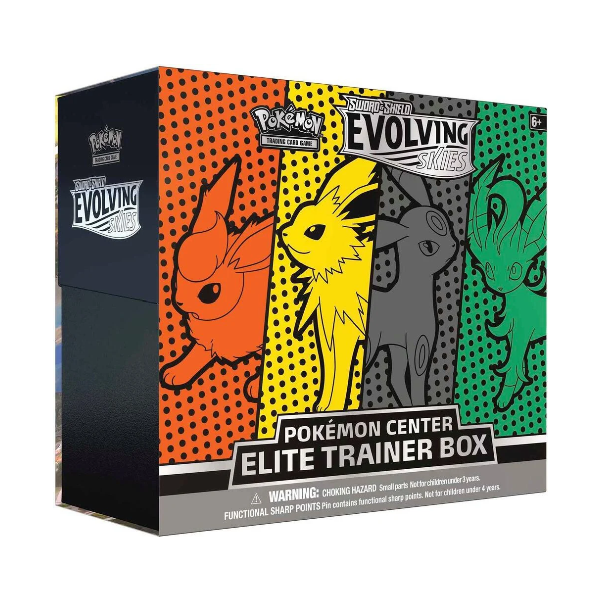 Pokémon TCG: Sword & Shield Evolving Skies - Elite Trainer Box (Pokemon Center) [Flareon, Jolteon, Umbreon, Leafeon]