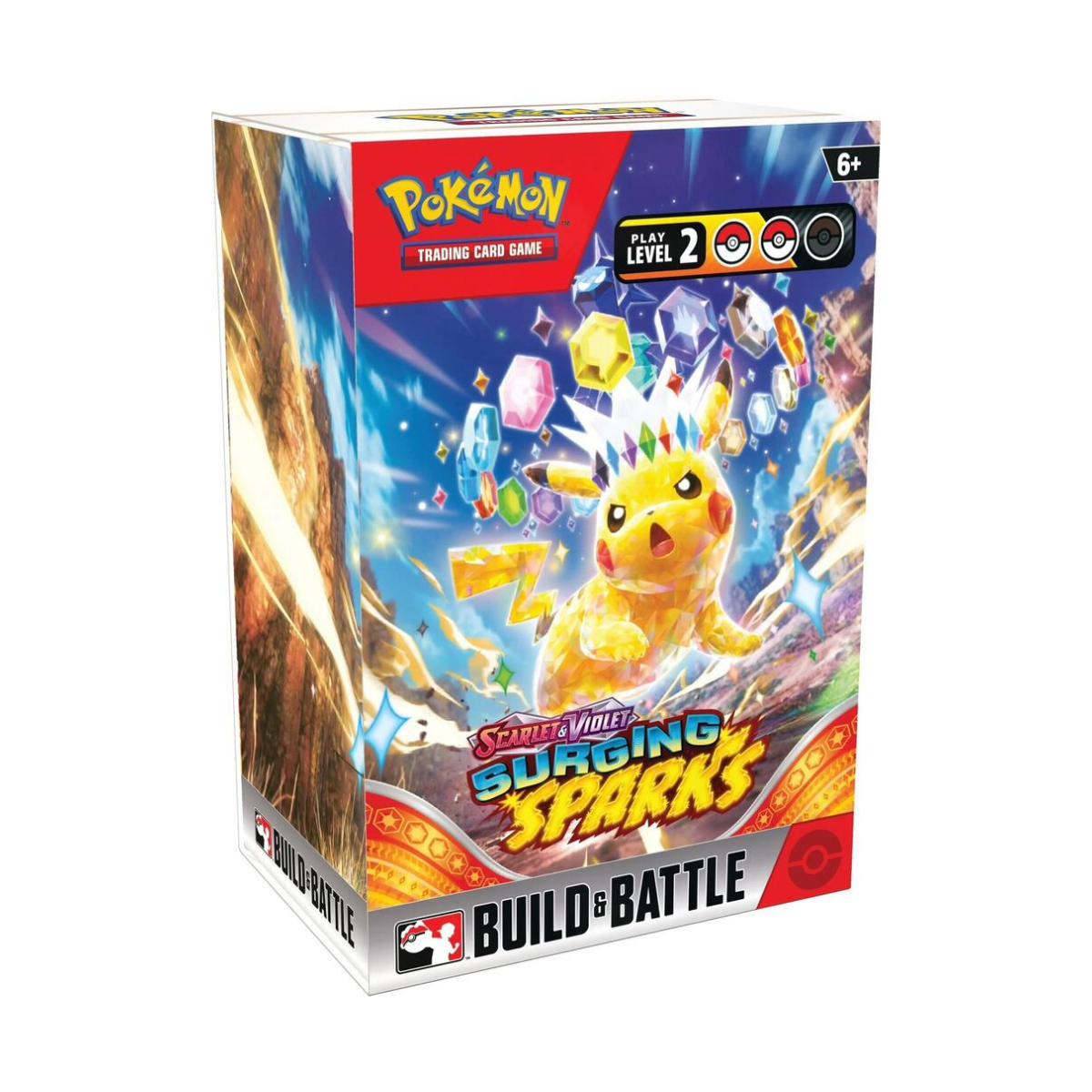 Pokémon TCG: Scarlet & Violet 08 Surging Sparks- Build and Battle Box