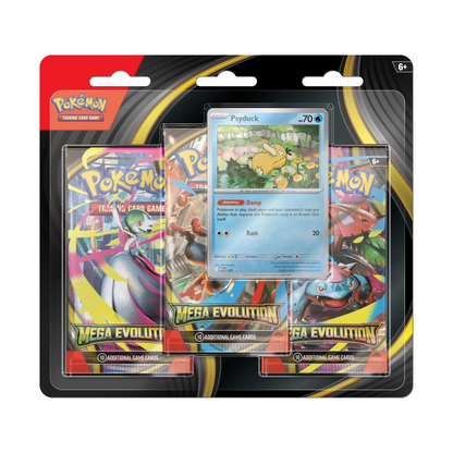 Pokémon TCG: Mega Evolution 01- 3-Pack Blister (Styles may Vary)