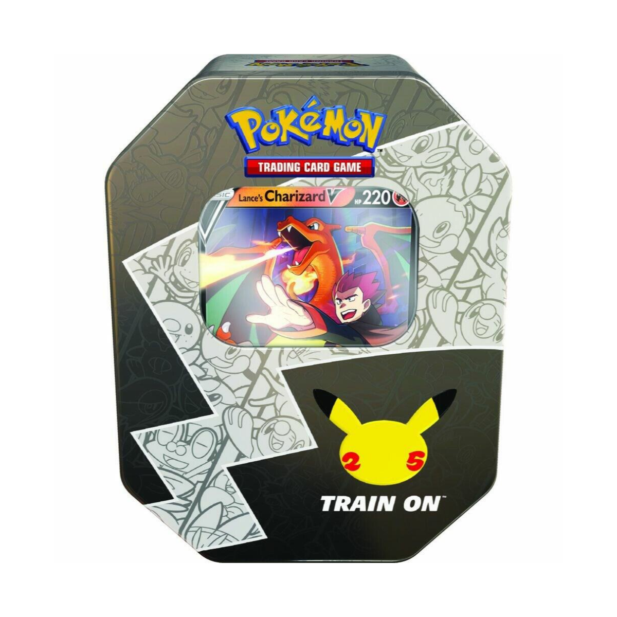 Pokémon TCG: Celebrations - International Tin [Lance's Charizard V]