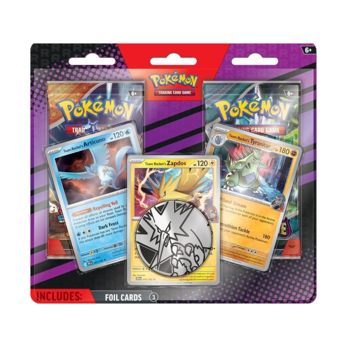 2-Pack Blister Pack [Team Rocket's Articuno, Zapdos & Tyranitar]