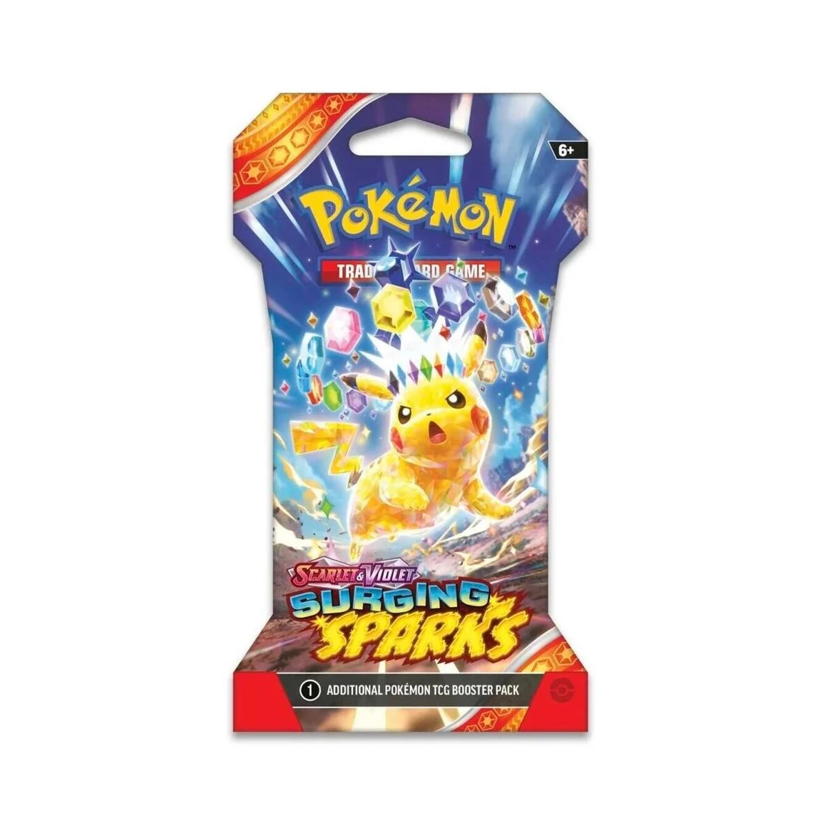 Pokémon TCG: Scarlet & Violet 08 Surging Sparks- Sleeved Booster Pack